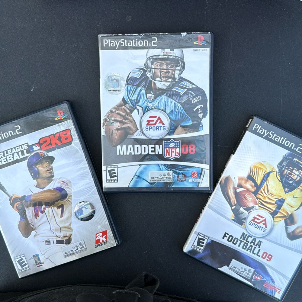 PS2 PlayStation 2 bundle of 3 CDs games (mlb)